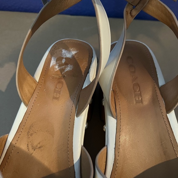 Coach Wooden Clogs 9.5 - Picture 5 of 7